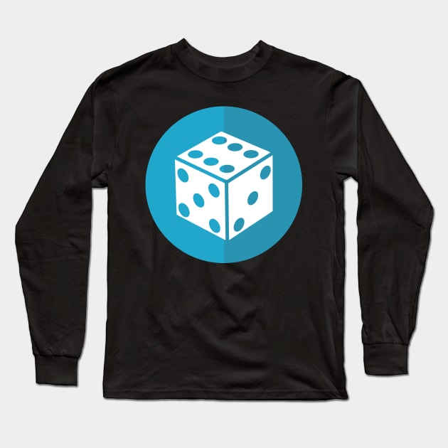 Board Game Geek D6 Dice Game Long Sleeve T-Shirt by ballhard